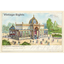 Weltausstellung Paris 1900 / Millionen-Palast (Vintage PC Litho)