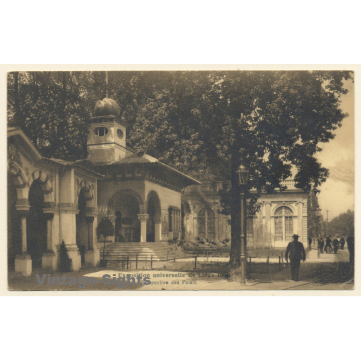 Exposition Universelle de Liège 1905 / Perspective De Palais (Vintage PC)
