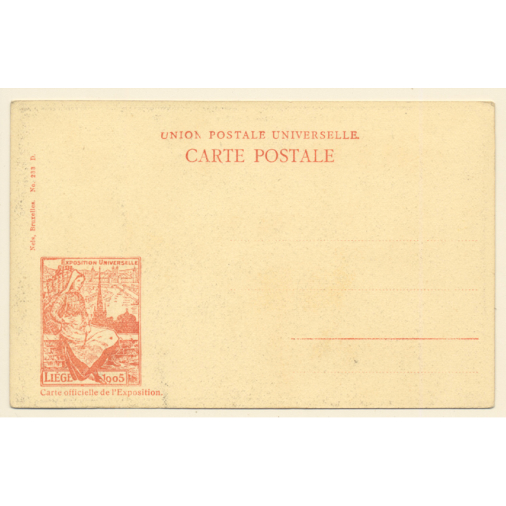 Exposition Universelle de Liège 1905 / Palais des Fêtes (Vintage PC)