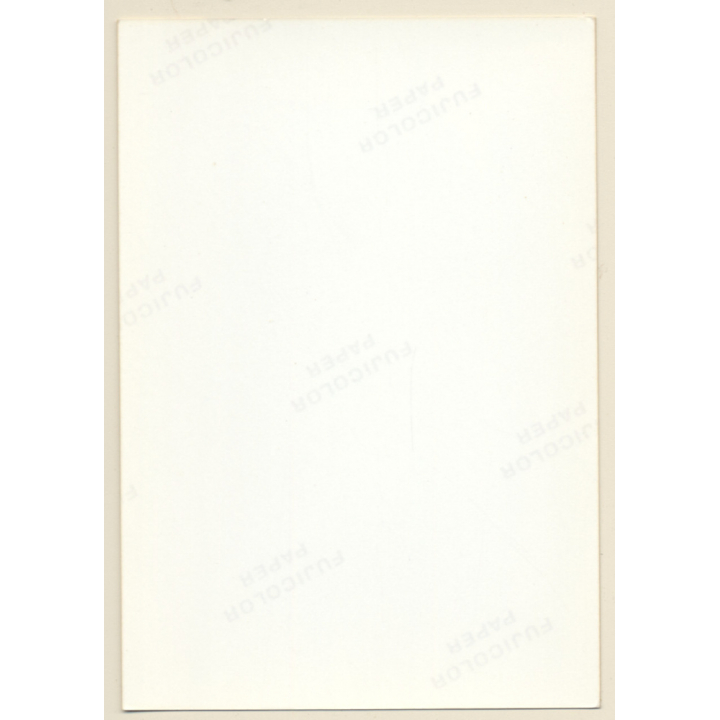 Erotic Study: Slim Black Nude In Front Of Mirrors / Smile (Vintage Photo France ~1980s)