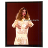Erotic Study: Brunette Female Holding Her Boobs / Transparent Dress (Vintage Diapositive KORENJAK 1970s/1980s)