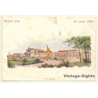 Worlds Fair St. Louis 1904 / Art Palace (Vintage PC)
