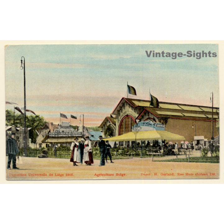 Exposition Universelle de Liège 1905: Agriculture Belge (Vintage PC)