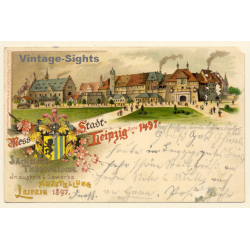Leipzig: Industrie & Gewerbe Ausstellung 1897 / Ansicht 1497 (Vintage PC Litho)