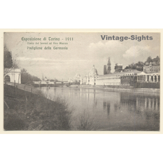 Turin: Esposizione Di Torino 1911 / Padiglione Della Germania (Vintage PC)