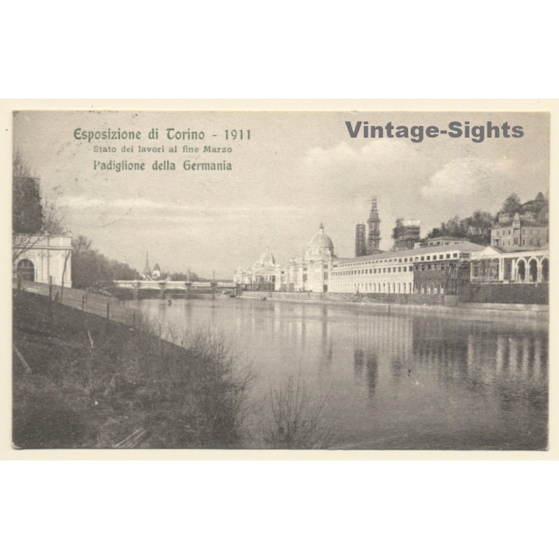 Turin: Esposizione Di Torino 1911 / Padiglione Della Germania (Vintage PC)
