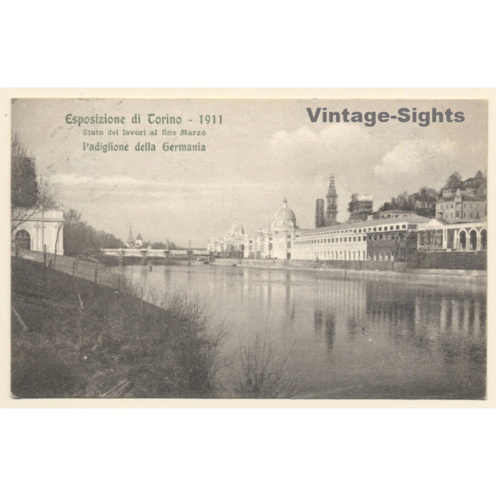 Turin: Esposizione Di Torino 1911 / Padiglione Della Germania (Vintage PC)
