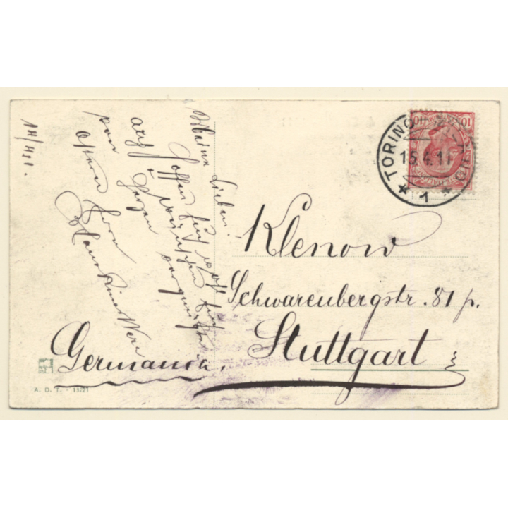 Turin: Esposizione Di Torino 1911 / Padiglione Della Germania (Vintage PC)