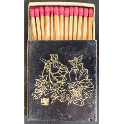 Xian / China: The Golden FLower Hotel (Vintage Matchbox ~1970s/1980s)