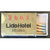 Beijing / China: Lido Hotel (Vintage Matchbox ~1970s/1980s)