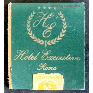 Rome / Italy: Hotel Executive (Vintage Matchbook ~1970s/1980s)