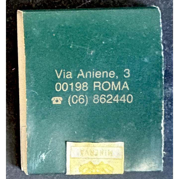 Rome / Italy: Hotel Executive (Vintage Matchbook ~1970s/1980s)