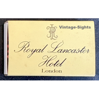 London / United Kingdom: Royal Lancaster Hotel *1 (Vintage Matchbox ~1970s/1980s)