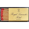 London / United Kingdom: Royal Lancaster Hotel *1 (Vintage Matchbox ~1970s/1980s)