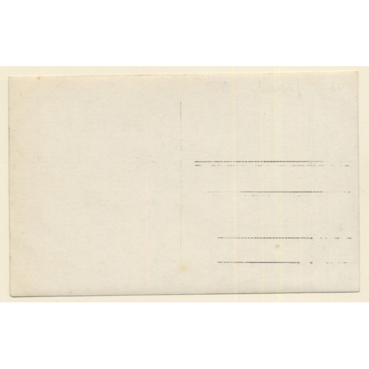 Black Forest?: Old Woman & Child Carry Lumber / Hunter (Vintage PC ~1910s/1920s)