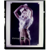 Erotic Study: Slim Sporty Blonde Semi Nude / Blouse (Vintage Diapositive KORENJAK 1970s/1980s)