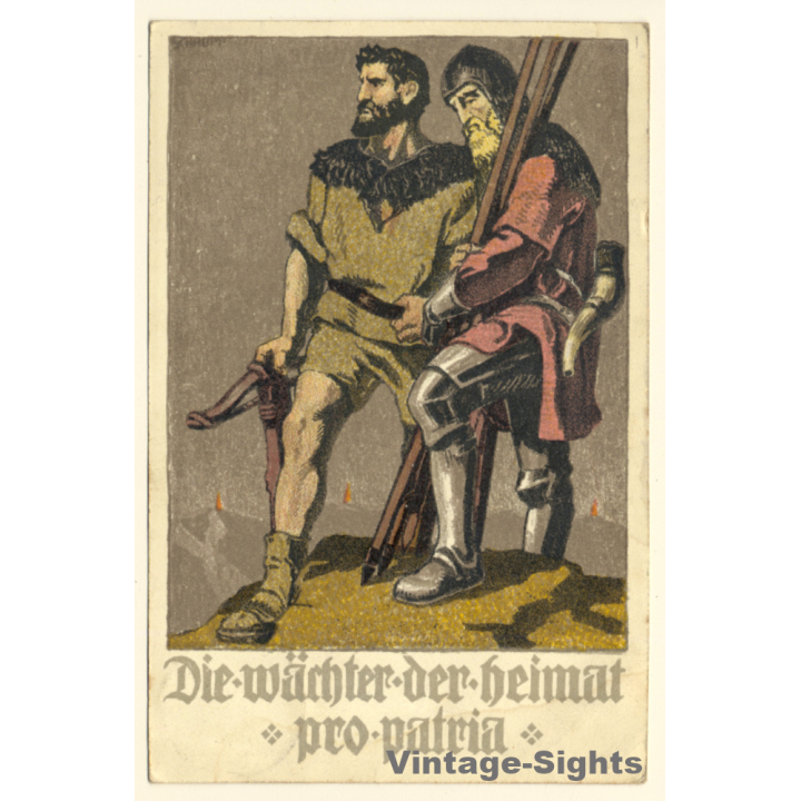 Switzerland: Wächter Der Heimat - Pro Patria (Vintage Postal Stationary 1910)