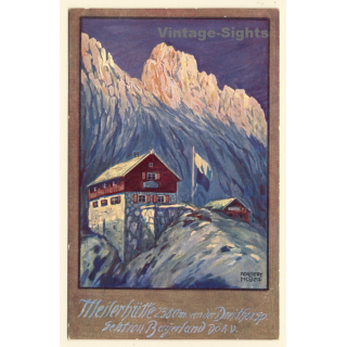 Adalbert Holzer: Meilerhütte / Garmisch-Partenkirchen (Vintage PC 1920s/1930s)