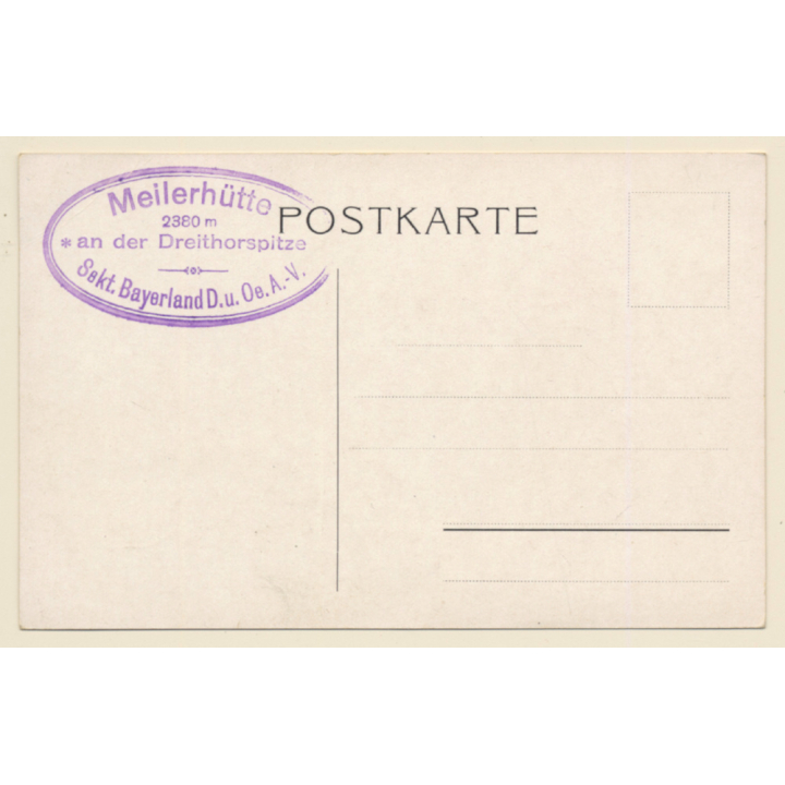 Adalbert Holzer: Meilerhütte / Garmisch-Partenkirchen (Vintage PC 1920s/1930s)