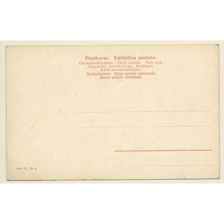 Erotic Study: Topless Woman Reclining On Chaisselongue*2 / Risqué (Vintage PC 1900s)