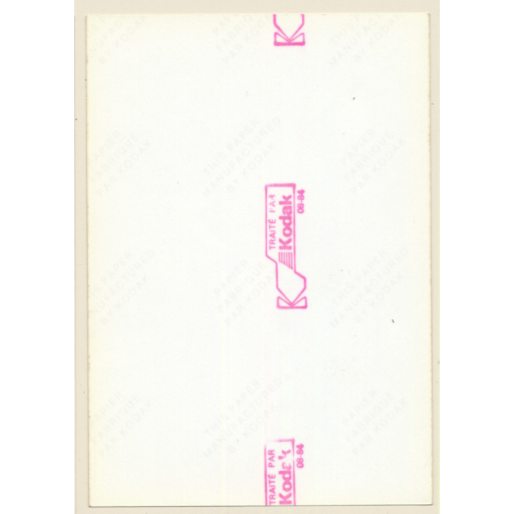 Erotic Study: Great Take Of Semi Nude Female Looking Over Shoulder (Vintage Photo France ~1980s)