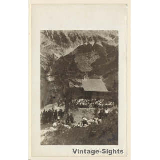 Tirol: Hallerangerhaus *2 / Berghütte / Mountains (Vintage RPPC 1924)