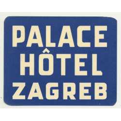 Palace Hotel - Zagreb / Croatia (Vintage Luggae Label)
