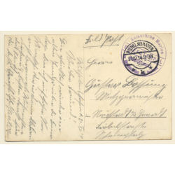 S.M. Torpedoboot V 157 / Ship Stamp (Vintage PC 1914)