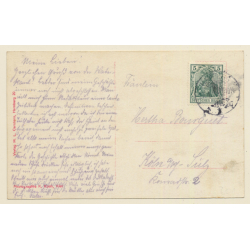 S.M.S. Mainz / Kaiserliche Marine Im Sognefjord (Vintage PC ~1910s)