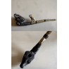 Rare Vintage Burmese Elephant Clay Pipe (~1940s/1950s)