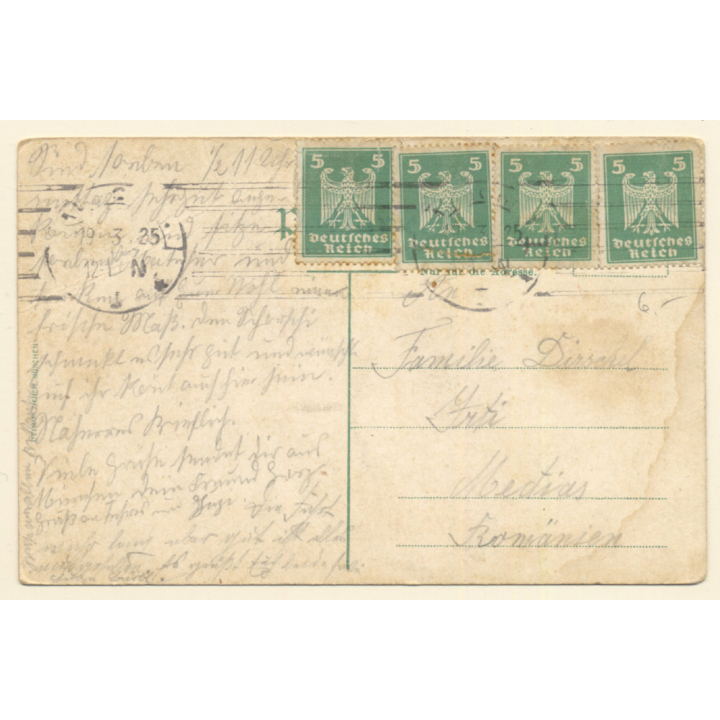 Beer Drinking - Humor - Alcohol - Mug (Vintage PC 1925)