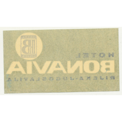 Hotel Bonavia - Rijeka / Croatia (Vintage Luggae Label)