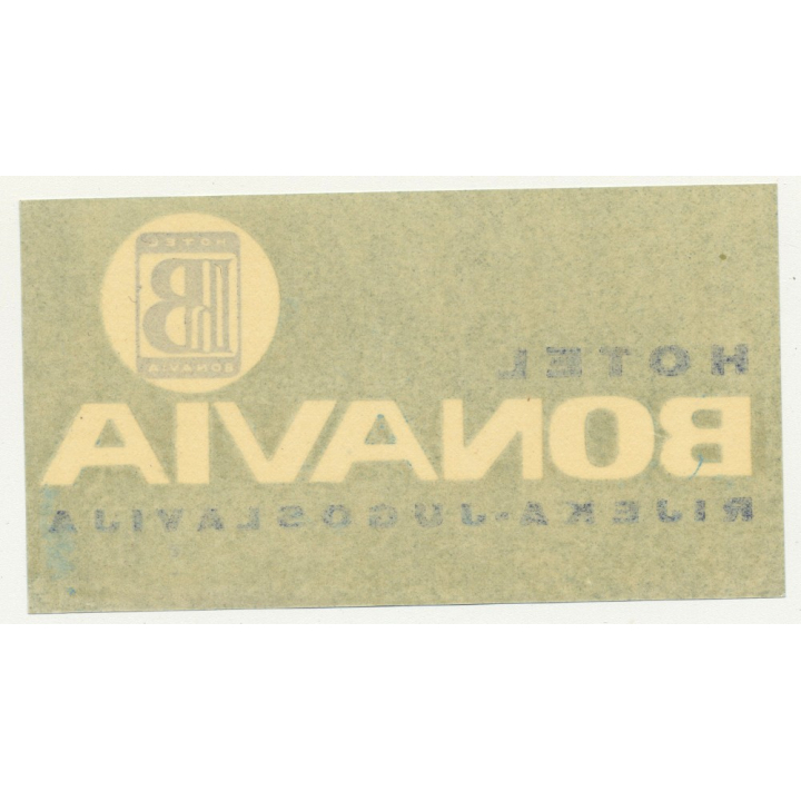 Hotel Bonavia - Rijeka / Croatia (Vintage Luggae Label)