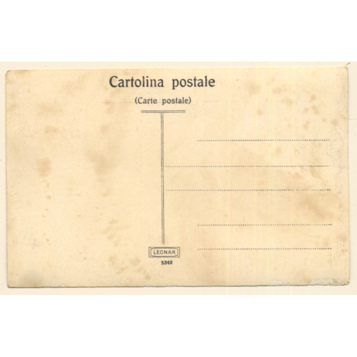 Italo-Turkish War (1911-1912): Italian Soldiers Near Howitzer (Vintage RPPC)