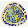 Hotel Obzor - Varna / Bulgaria (Vintage Luggae Label)