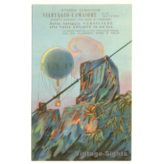 Camaiore: Funicolare Aerostatica Alto Matanna (Ultra-Rare Vintage PC ~1910)