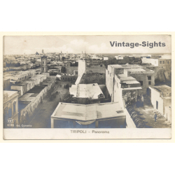 Colony Tripoli Italiana: Panorama *1 (Vintage RPPC ~1910s)
