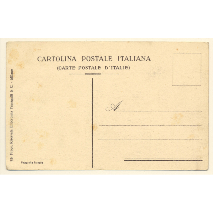 Italo-Turkish War (1911-1912): Governor Caneva & His General Staff (Vintage PC ~1910s)