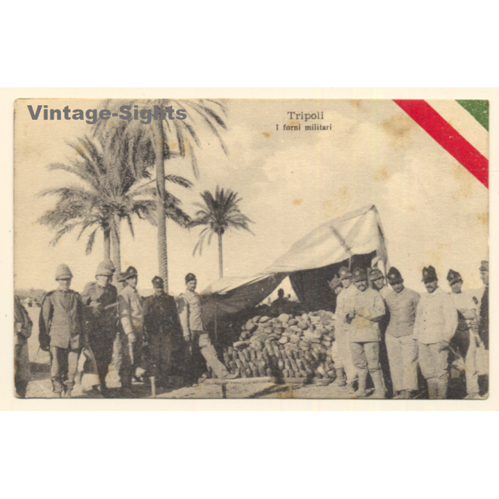 Italo-Turkish War (1911-1912): Tripoli - I Forni Militari (Vintage PC ~1910s)