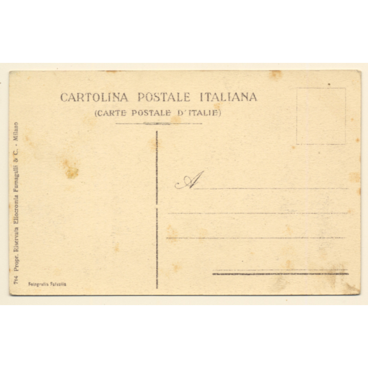 Italo-Turkish War (1911-1912): Tripoli - Interior Of Hamidyè Fort (Vintage PC ~1910s)