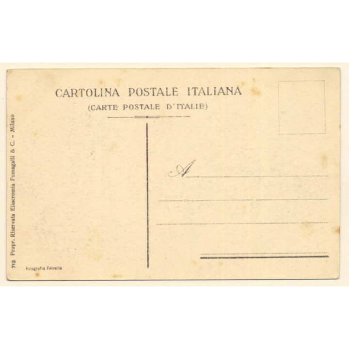 Italo-Turkish War (1911-1912): Tripoli - Inside Fort Hamidyè - Cannon (Vintage PC ~1910s)