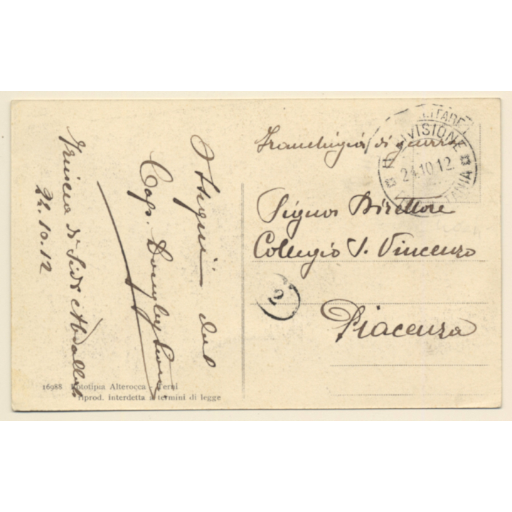 Italo-Turkish War (1911-1912): Landing Of Troops At Derna (Vintage PC 1912)