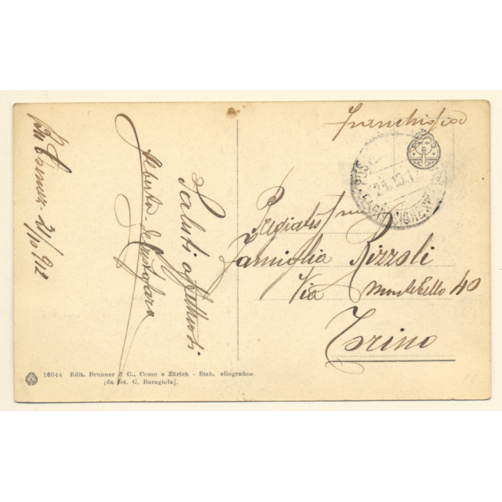 Italo-Turkish War (1911-1912): Tripoli - Military Troops At Ain-Zara (Vintage PC 1912)