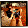 Erotic Study: Man Looking At Lascivious Brunette Female With Cat (Vintage Diapositive KORENJAK 1970s/1980s)