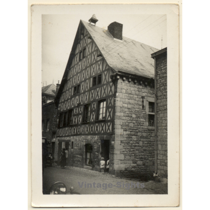 Durbuy / Belgium: La Halle Aux Blés (Vintage Photo ~1930s)
