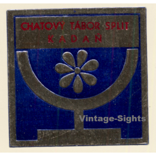 Split / Croatia: Chatovy Tábor - Kadan (Vintage Luggage Label)