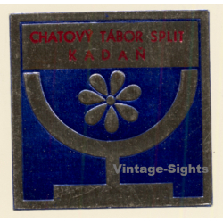 Split / Croatia: Chatovy Tábor - Kadan (Vintage Luggage Label)