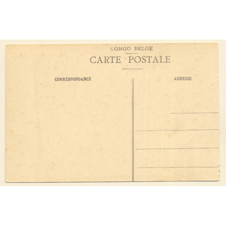 Banana / Congo Belge: Allée De Palétuviers Traversant La Lagune (Vintage PC 1910s/1920s)