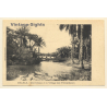 Malela / Congo Belge: Une Crique Et Le Village Des Travailleurs (Vintage PC 1910s/1920s)