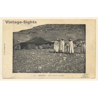 Anoceur / Morocco: Campement De Nomades (Vintage PC 1909)